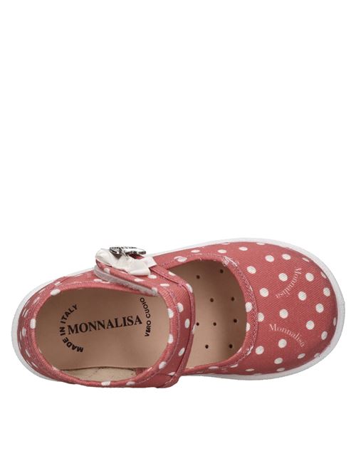 Ballerine in tessuto MONNALISA | 83E017 5744 4499ROSSO-BIANCO